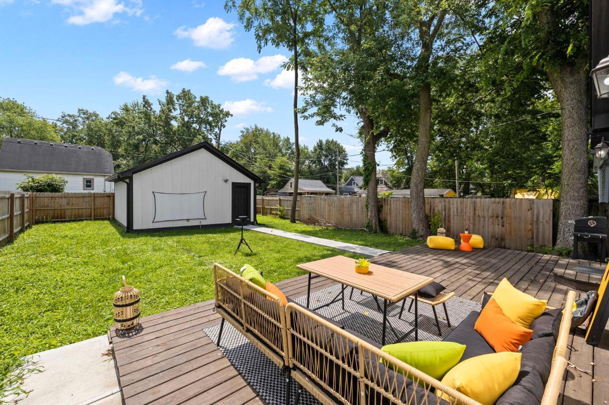 Central Indy 5Bd - Pingpong - Outdoor Movie - Bbq Индианаполис Экстерьер фото